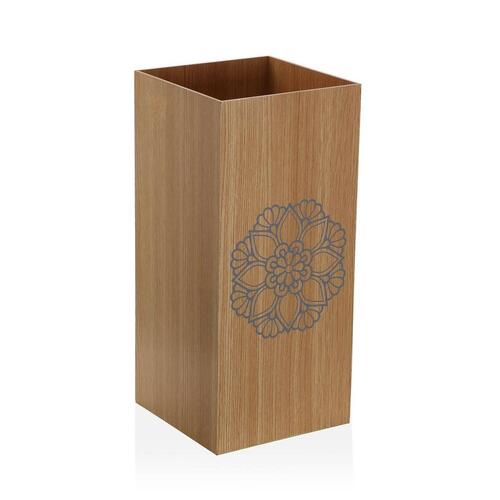 Versa Mandala paraplystativ - brun træ/MDF (22 × 48 × 22 cm)