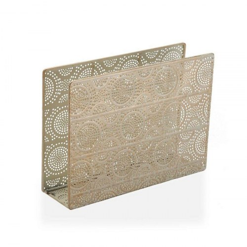 Versa tidsskriftholder i gylden metal - 10,2 × 30,5 × 40 cm