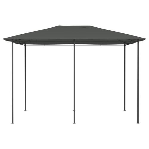 Pavillon 3x4x2,6 m 160 g/m² antracitgrå