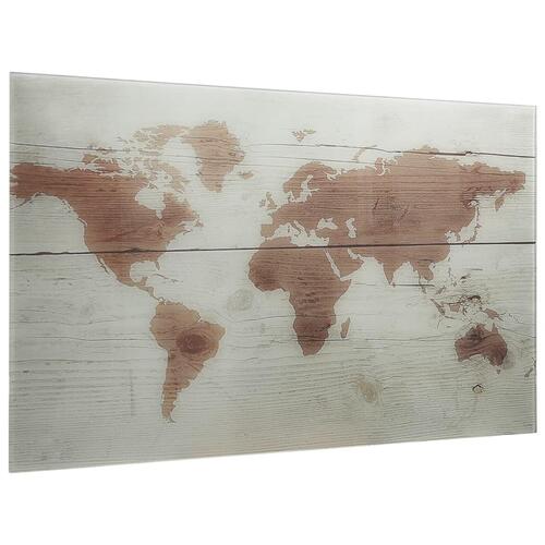 Vægmonteret magnetisk tavle 100x60 cm glas