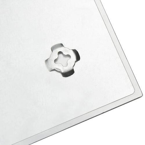 Vægmonteret magnetisk tavle 100x60 cm glas