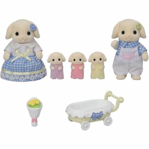 Tilbehør til dukkehus Sylvanian Families 5735 Flora Rabbit family