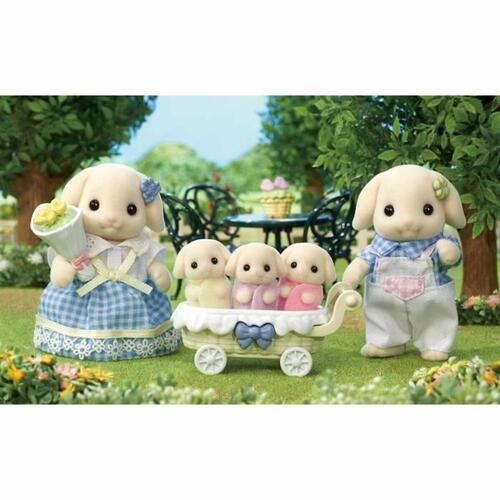 Tilbehør til dukkehus Sylvanian Families 5735 Flora Rabbit family