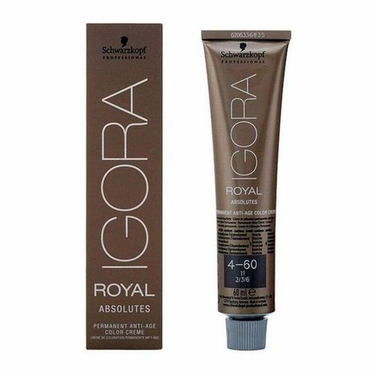 Permanent hårfarve Schwarzkopf Igora Royal Absolutes Nº 4-60 - 60 ml