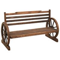 Havebænk 112 cm massivt grantræ
