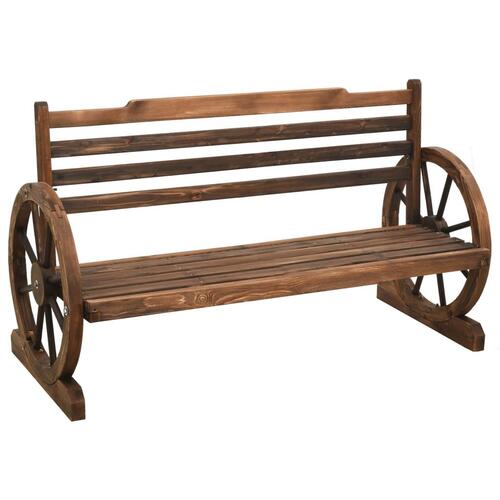 Havebænk 112 cm massivt grantræ