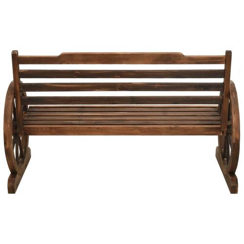 Havebænk 112 cm massivt grantræ