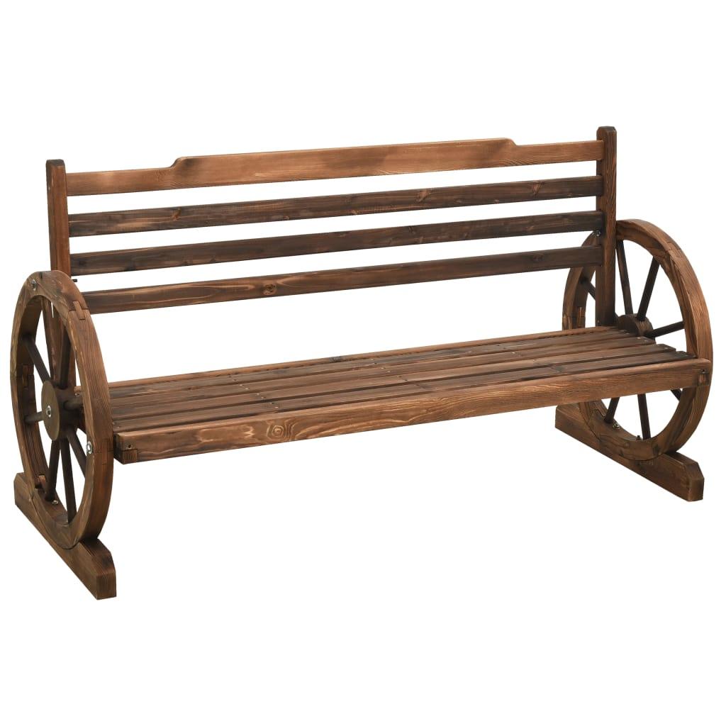 Havebænk 142 cm massivt fyrretræ