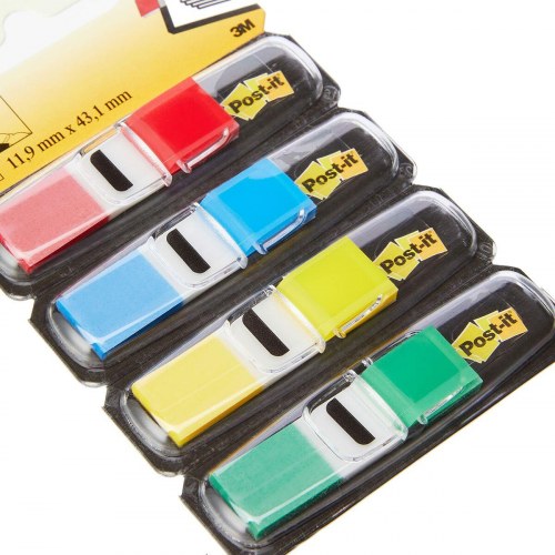 Post-it Index faner, multifarver 12 × 43,1 mm (6 enheder)