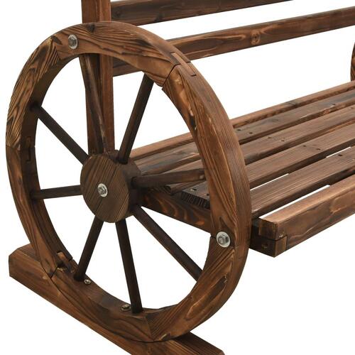 Havebænk 142 cm massivt fyrretræ