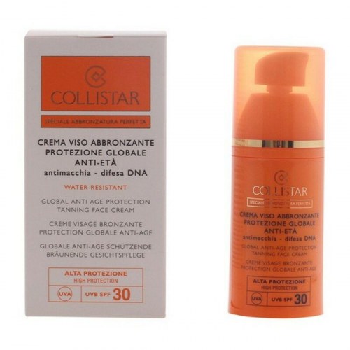 Solcreme/bronzer ansigt SPF 30 - Collistar Crema Viso 50 ml