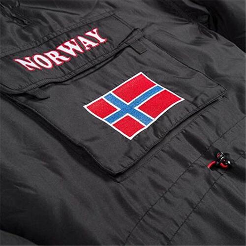 Hættetrøje til Børn Go & Win Norway Sort 12 år