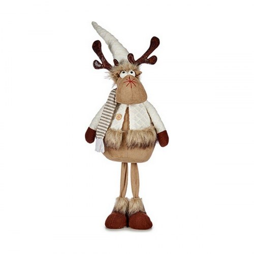 Juledekoration rensdyr Krist+ - hvid/brun, 24 × 63 × 27 cm
