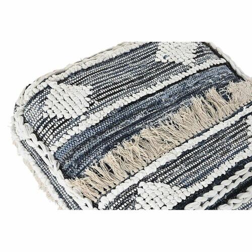 Pude Gulv Sort Striber 60 x 60 x 25 cm