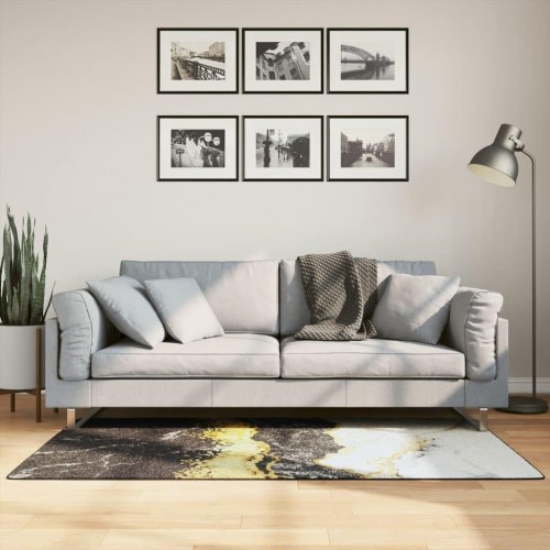 Gulvtæppe 80 x 150 cm vaskbart flerfarvet