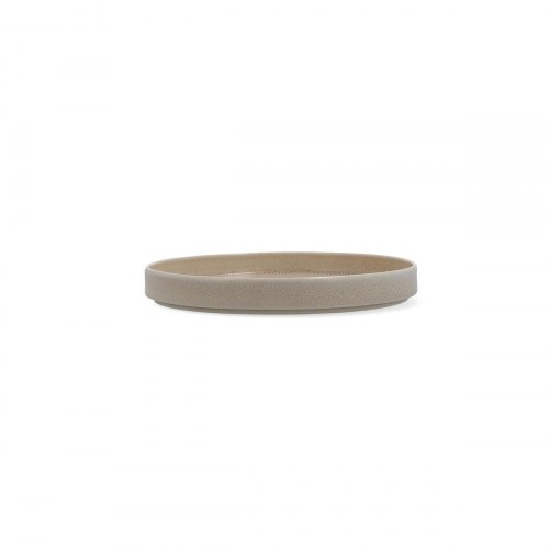 Ariane flad middagstallerken Porous beige keramik Ø21 cm - 4 stk.