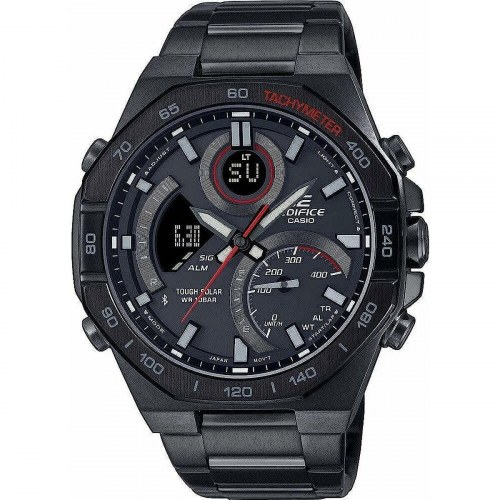 Casio Edifice ECB-950DC herreur - sort, solar, Bluetooth, 48 mm