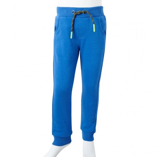 Joggingbukser til børn str. 104 - blå sweatpants med snøre
