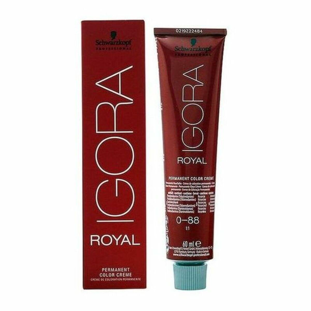 Permanent hårfarve Schwarzkopf Igora Royal 0-88 - 60 ml