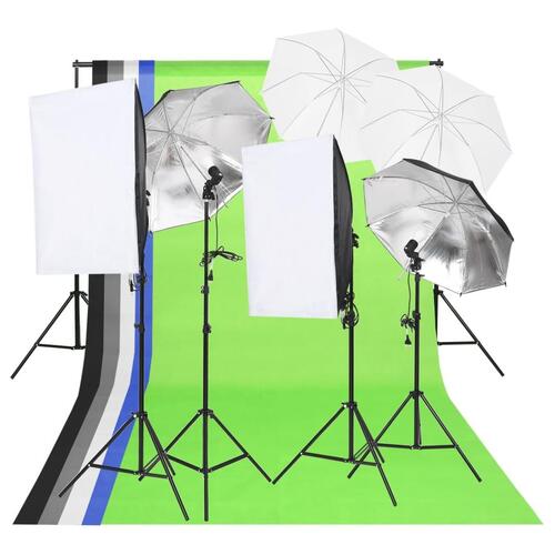 Belysningssæt til fotostudie