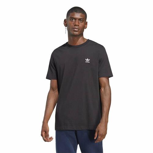 Kortærmet T-shirt til Mænd Adidas ESSENTIAL TEE IA4873 Sort S