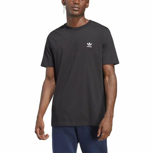 Kortærmet T-shirt til Mænd Adidas ESSENTIAL TEE IA4873 Sort S