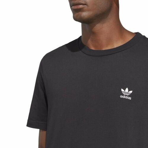 Kortærmet T-shirt til Mænd Adidas ESSENTIAL TEE IA4873 Sort S