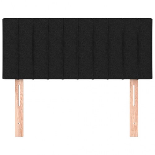 Sengegavl i stof 100 x 5 x 78/88 cm - sort