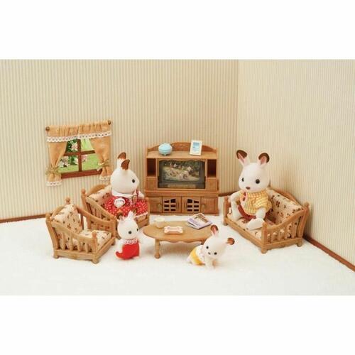 Sylvanian Families Comfy Living Room Set - playset