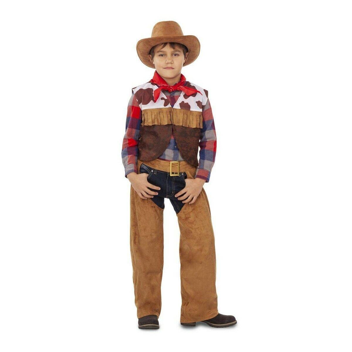 Kostume til børn Cowboy mand cowboy (3 Dele) 3-4 år