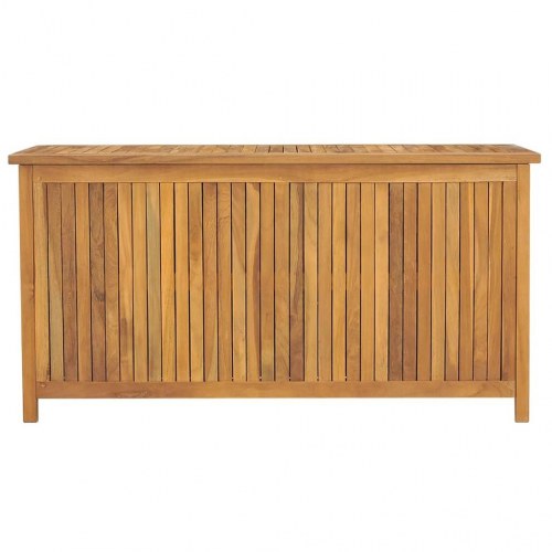 Opbevaringsboks til haven i massivt teaktræ - 114 × 50 × 58 cm