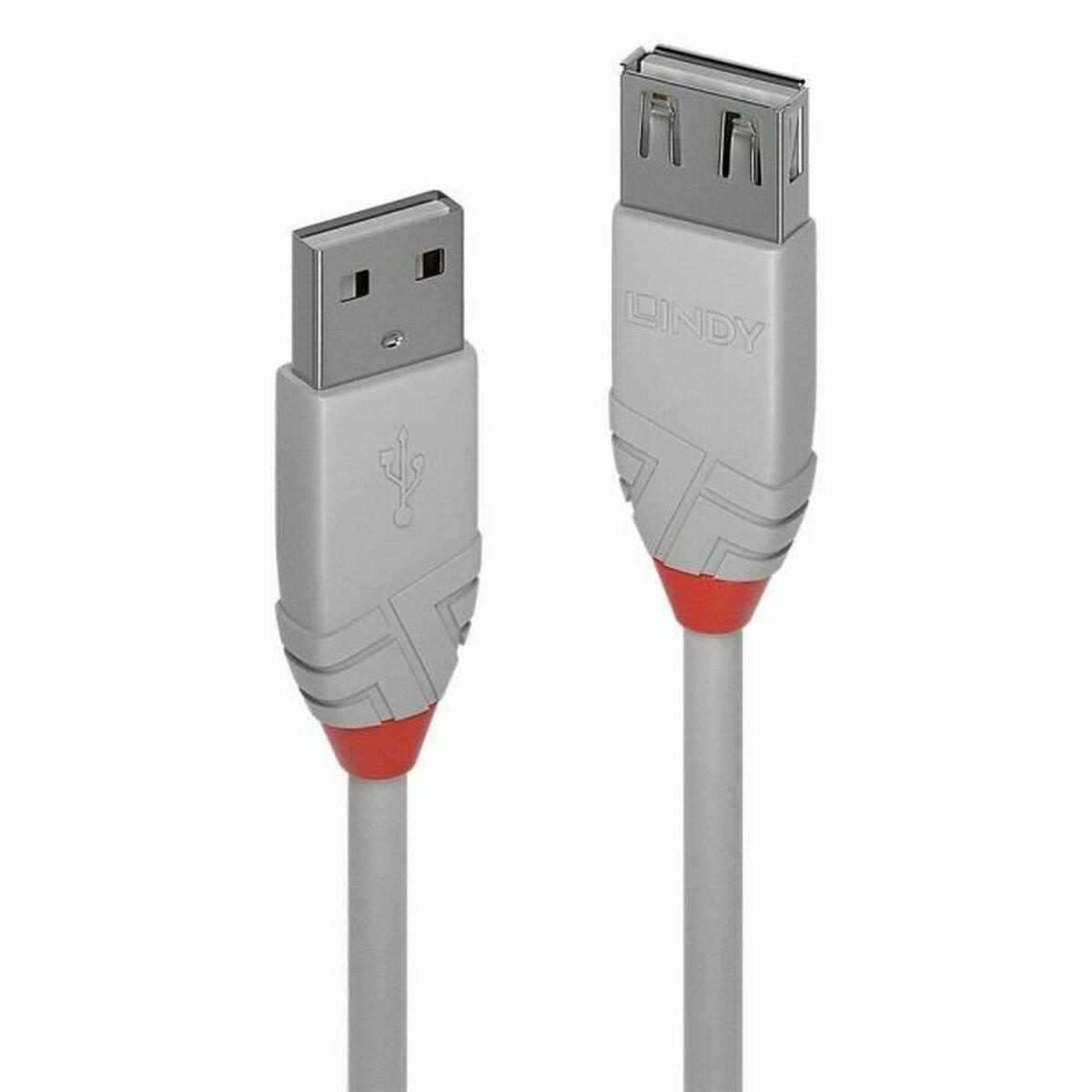 LINDY USB 2.0 forlænger kabel 3 m - USB A han til USB A hun