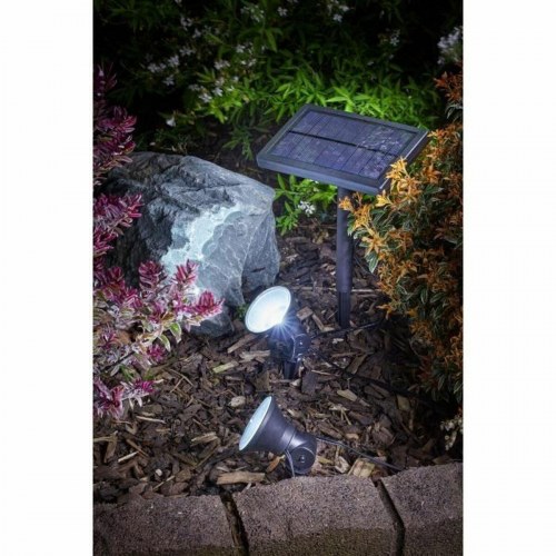 Solcelle LED guirlande Garland Multispot 10-pak, 5 lm, sort