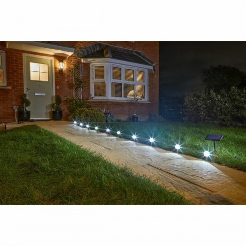 Solcelle LED guirlande Garland Multispot 10-pak, 5 lm, sort