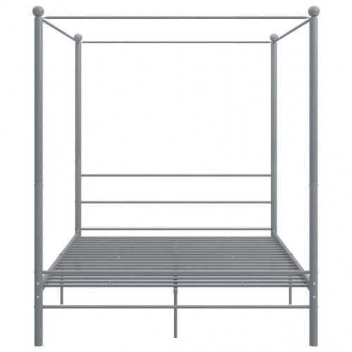 Himmelseng - sengestel i metal 160×200 cm, grå