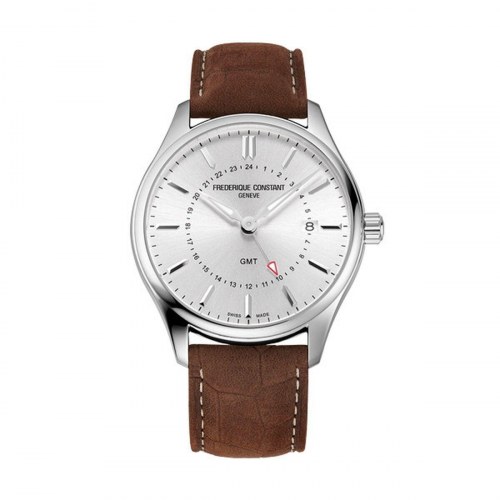 Dameur Frederique Constant FC-252SS5B6 - klassisk armbåndsur med GMT