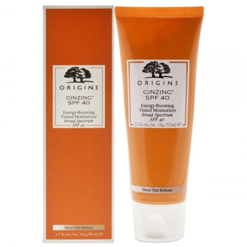 Origins GinZing ansigtscreme SPF 40 - tonet fugtighedscreme 50 ml