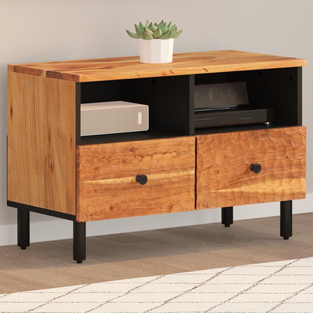 Tv Bord 70x33x46 Cm Massivt Akacietræ