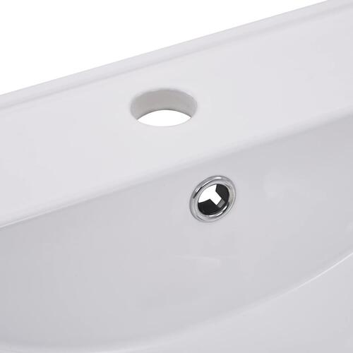 Indbygget håndvask 60,5 x 46,3 x 17,5 cm keramisk hvid