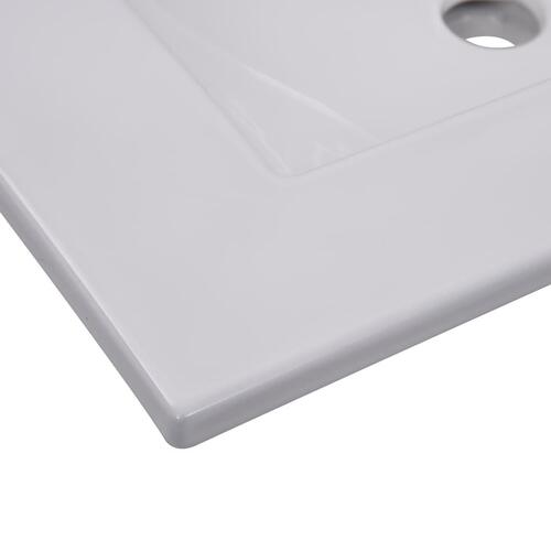 Indbygget håndvask 60,5 x 46,3 x 17,5 cm keramisk hvid