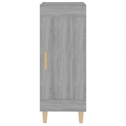 Skænk 34,5×34×90 cm i konstrueret træ - grå sonoma-eg