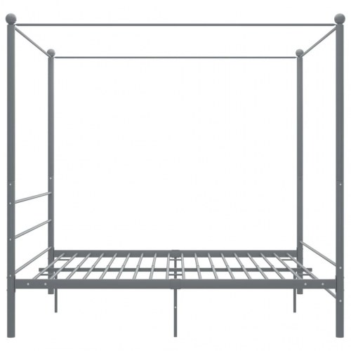 Sengestel til himmelseng 180×200 cm - metal, grå