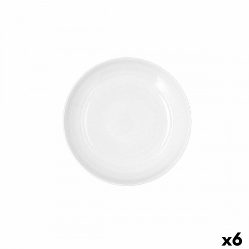 Ariane Ariane Artisan dyb tallerken, keramik, hvid 25 cm - 6 stk