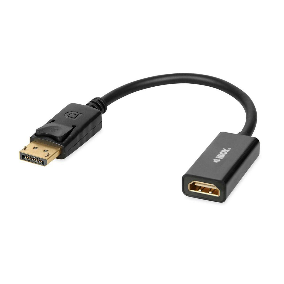 Displayport Til Hdmi Adapter Ibox Iadp4k Sort