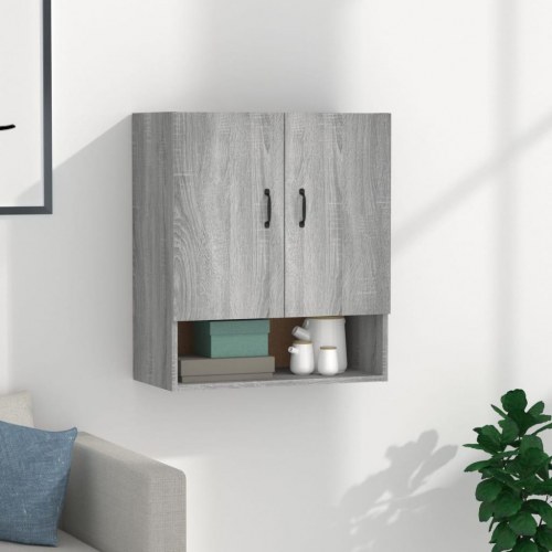 Vægskab 60×31×70 cm i konstrueret træ - grå sonoma-eg