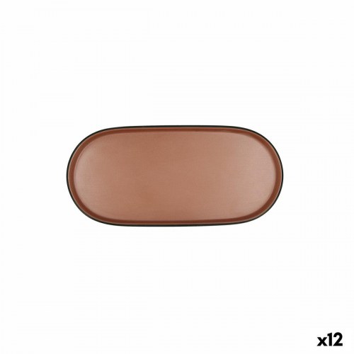 Bidasoa Gio snackskål - brun plastik, 23 × 10 cm (12 stk.)