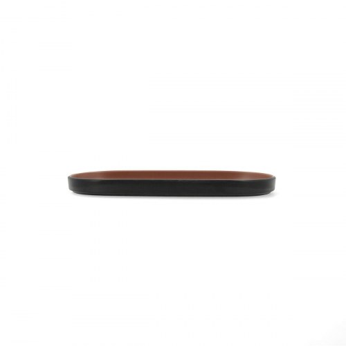 Bidasoa Gio snackskål - brun plastik, 23 × 10 cm (12 stk.)