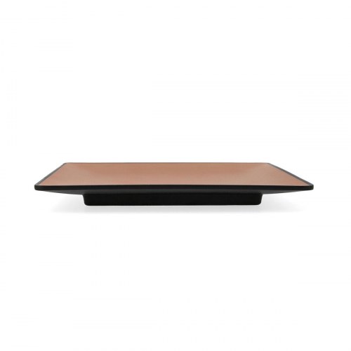 Bidasoa Gio flad middagstallerken brun plastik 21,5 × 21,5 cm - 12 stk.