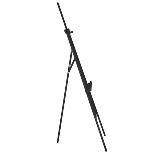 Staffeli 53,5x95x127 cm massivt fyrretræ sort