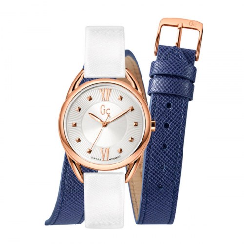 Guess dameur Y13002L1 - armbåndsur, Ø 32 mm, hvid/rosenguld